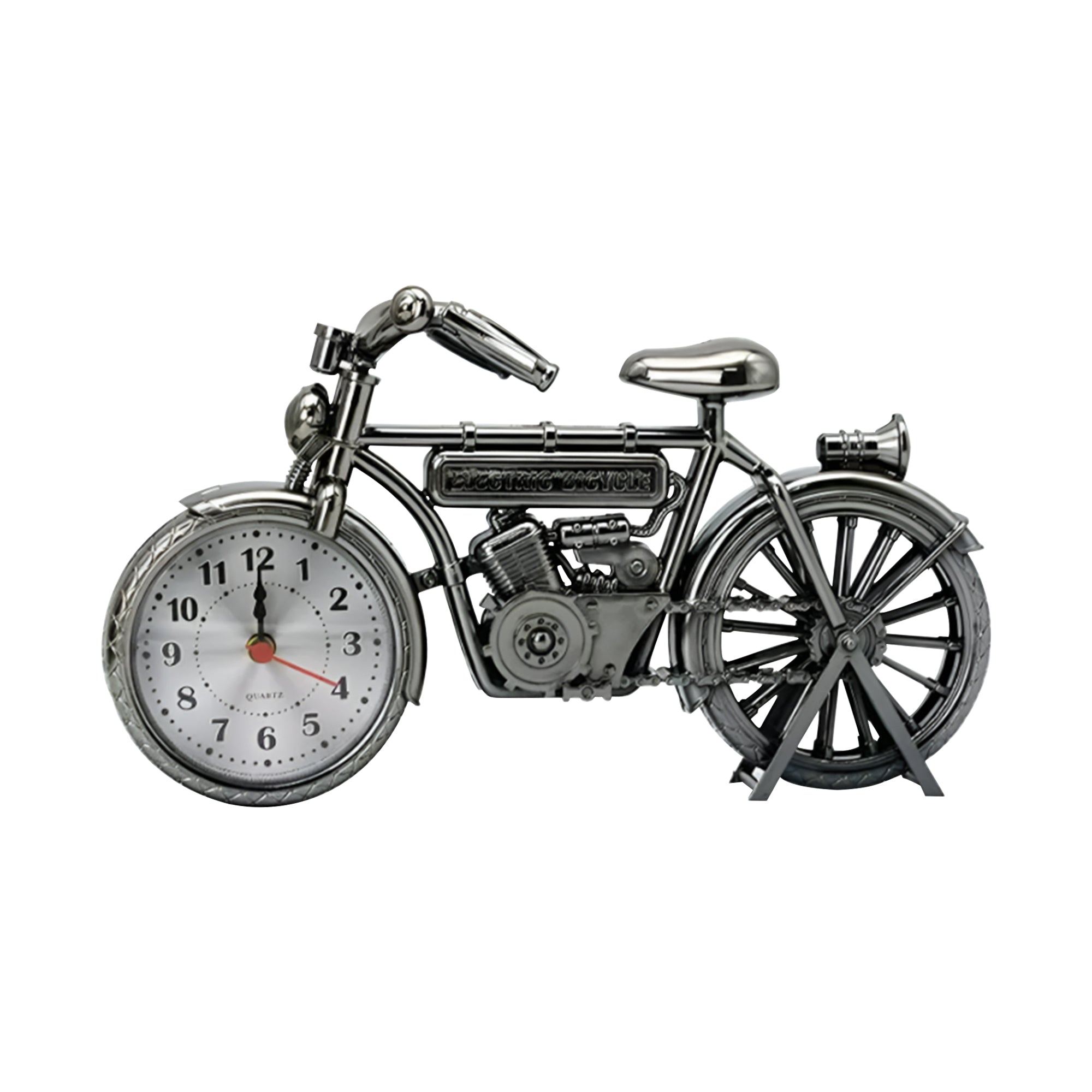 Bicycle Shaped Resin Table Clock metal – Retro Analog~5228