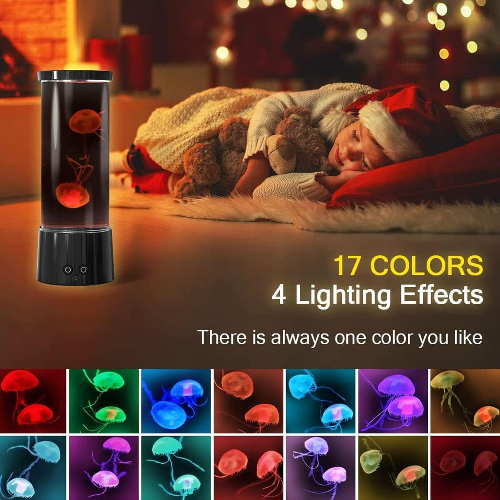 Jellyfish Aquarium Lamp TwelveInch Color Changing Night Light