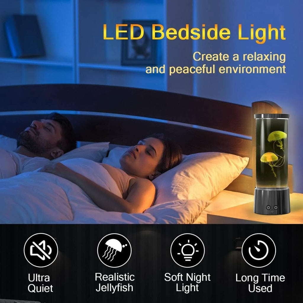 Jellyfish Aquarium Lamp TwelveInch Color Changing Night Light