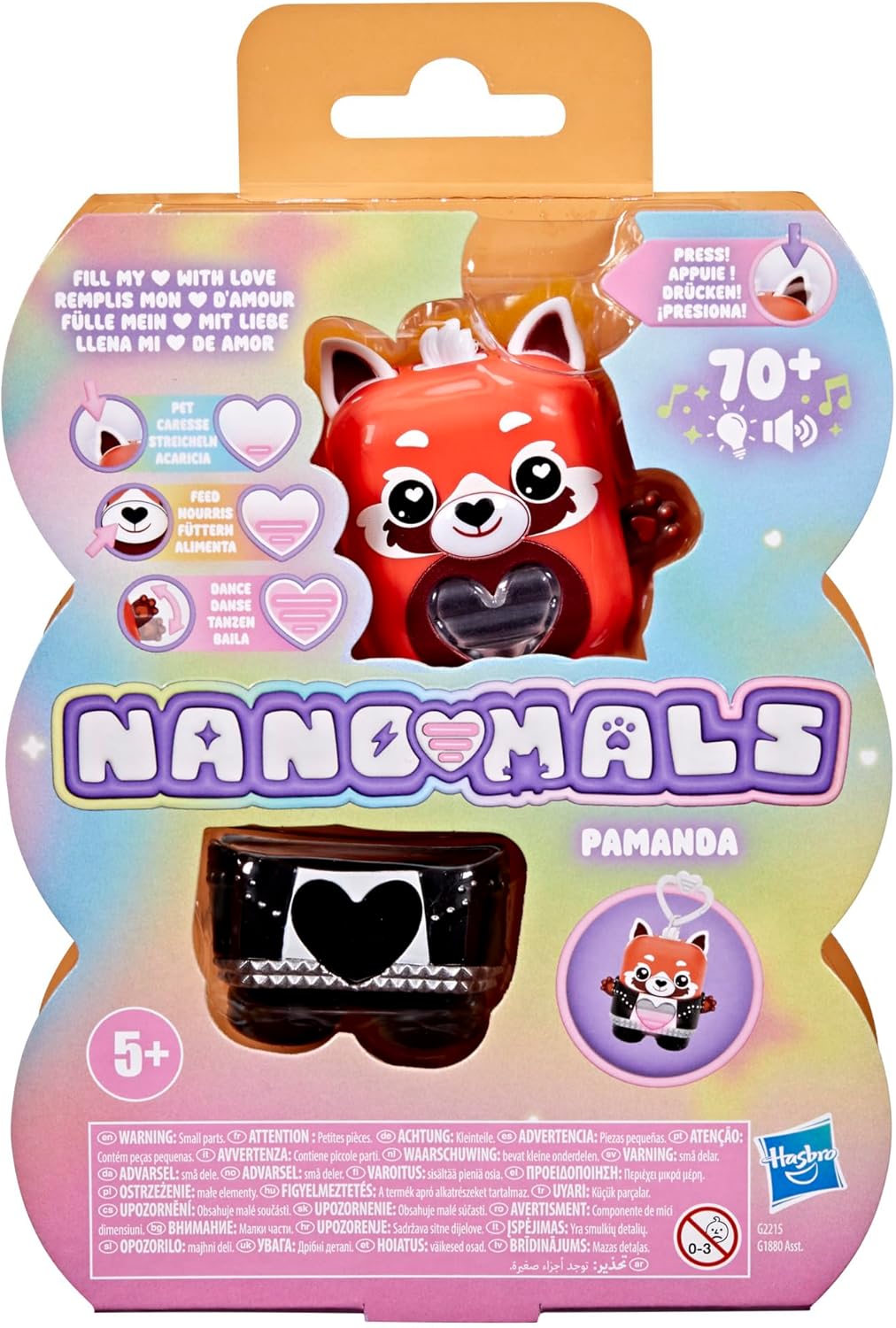Nano Mals Pamanda the Red Panda Electronic Fidget Pet