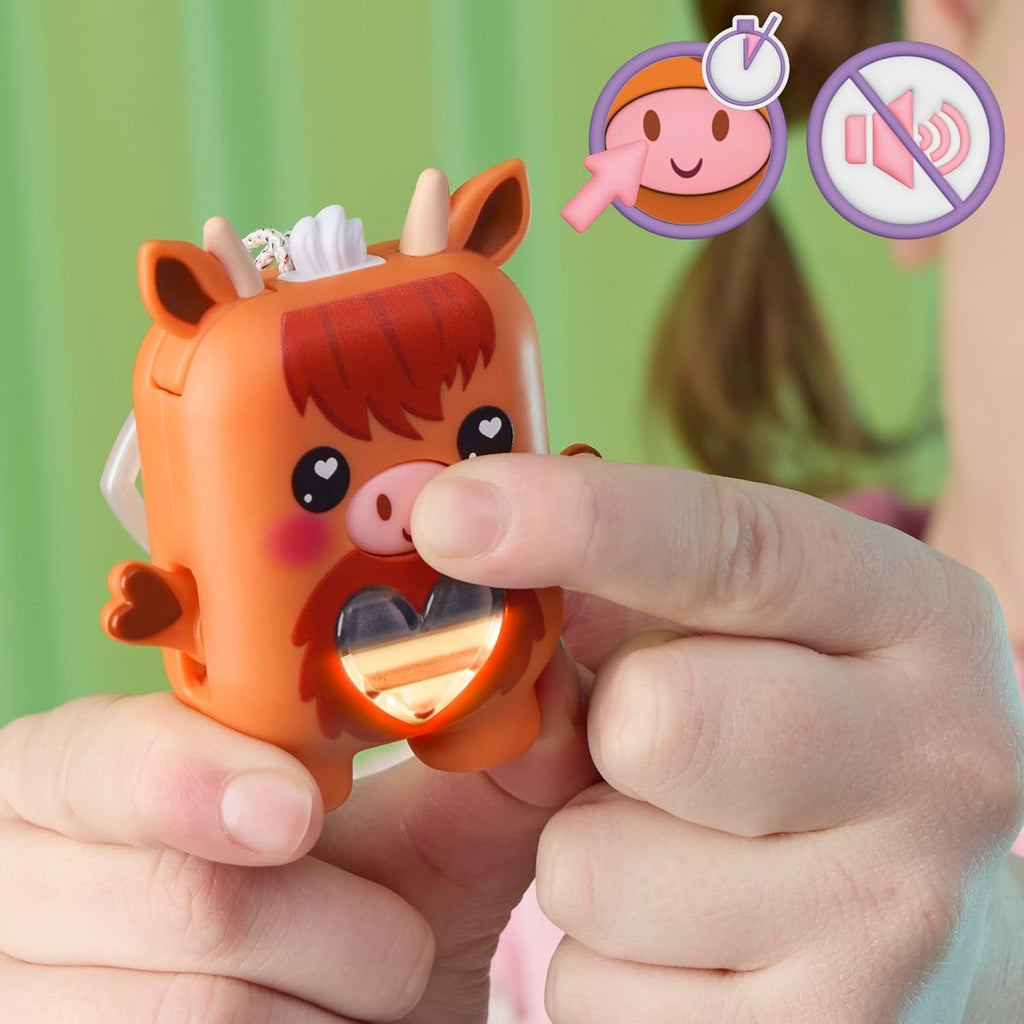 Nano-Mals Cowbert the Highland Cow Electronic Fidget Pet