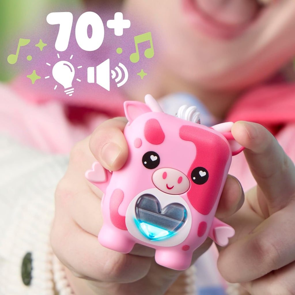 Nano Mals Mootilda the Pink Cow Electronic Fidget Pet