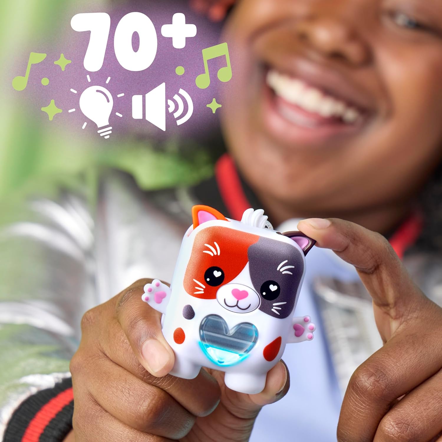 Nano Mals Purrnelope the Calico Kitty Electronic Fidget Pet