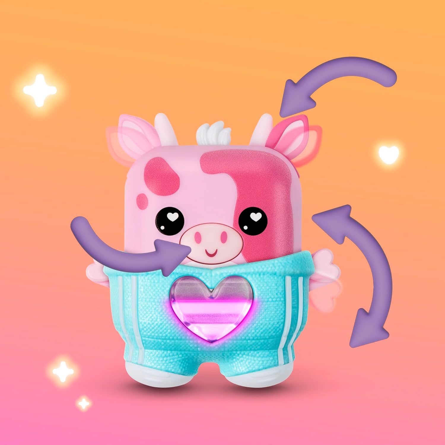 Nano Mals Mootilda the Pink Cow Electronic Fidget Pet