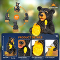 Gigalumi Solar Bear Garden Statue Decor Lights Gift for Mom, Grandma(1 Pack)