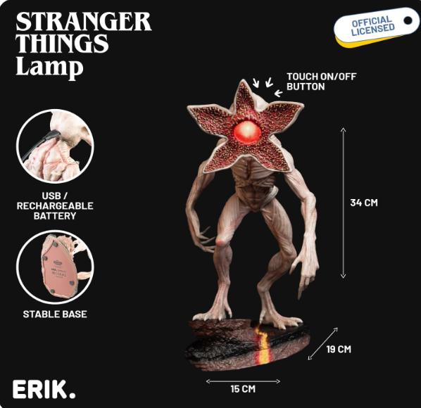 Stranger Things Demogorgon Lamp