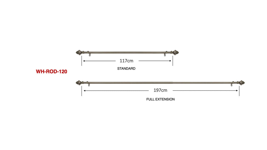 Metal Rod for Wall Hangings