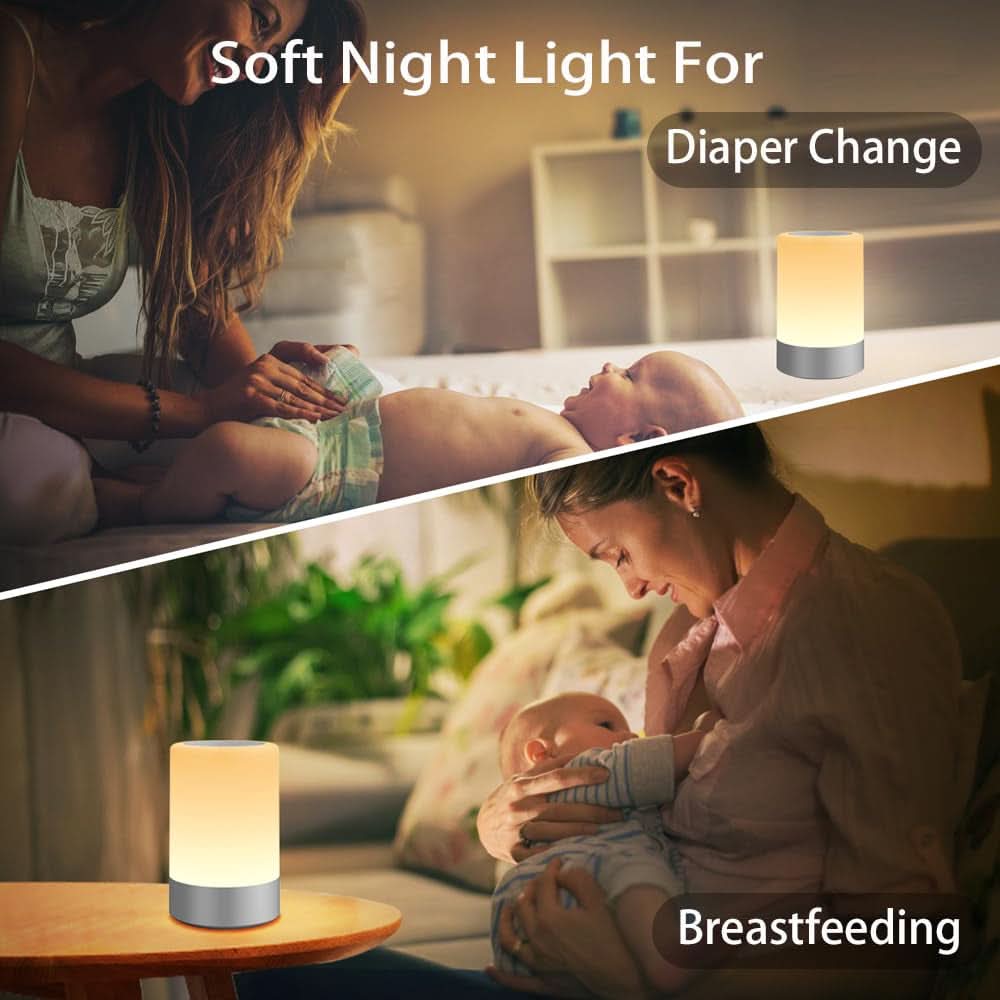 Nursery Night Light USB Rechargeable Illuminating Lamp