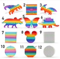 Jumbo Push Pop Fidget Toy-Fidget Sensory Toys-Animals